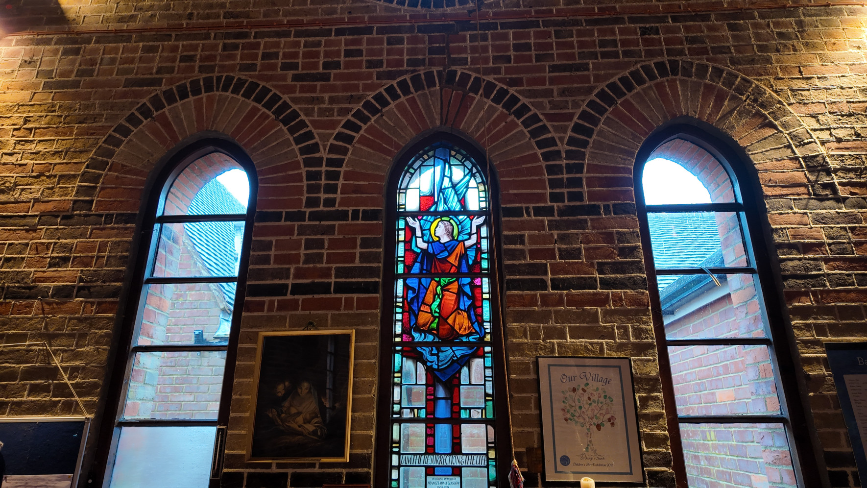 stained glass window