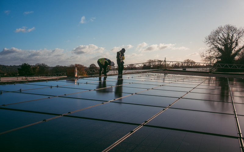 IMAGE GALLERYBrowse the Pilot Pen heating and solar PV installation project