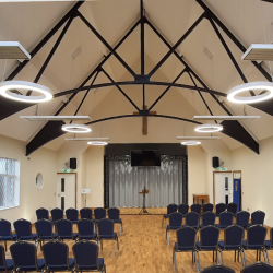 EZ Medium-Wave Infrared Heater in Church