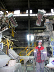 EIH Industrial quartz radiator, infrared, 400V