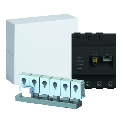 Energy monitoring set for up to 6 circuits